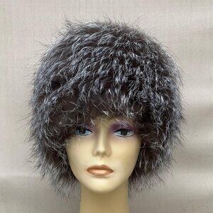 New real fur hat for women